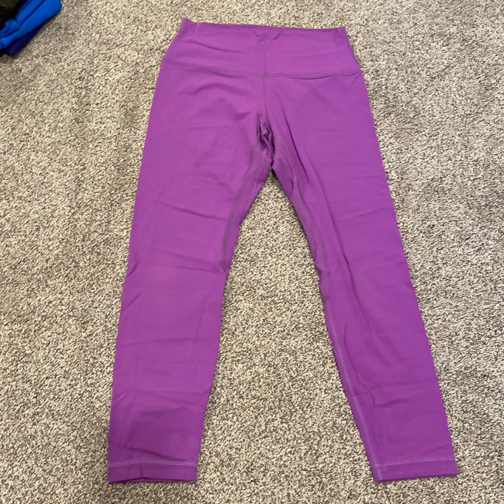 Lululemon align 25”inseam. Size 8. Bright purple.